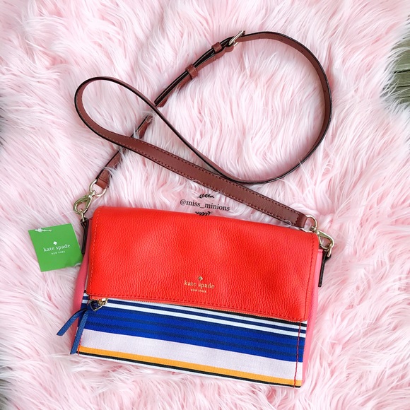 kate spade Handbags - Kate Spade Cobble Hill Multi Color Stripe Bag